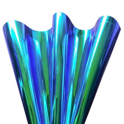 Reflective Holographic Iridescent Faux Leather - Essential Crafting Material