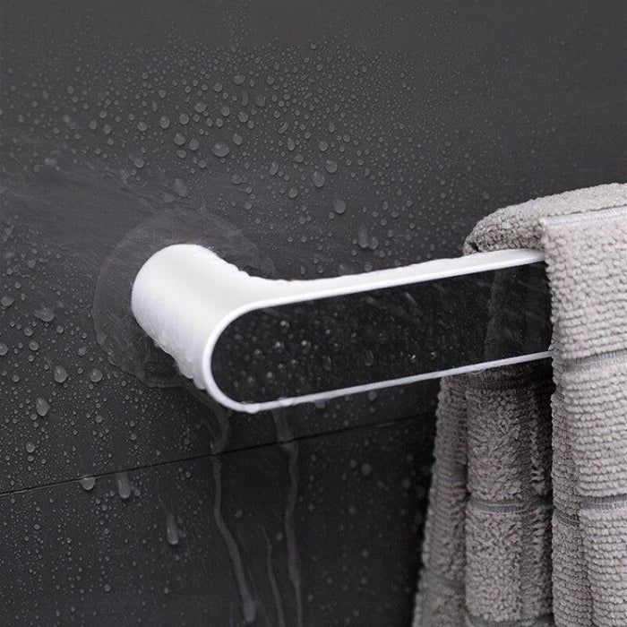 Multifunctional Wall-Mounted Bathroom Towel and Flip-Flop Storage Rack