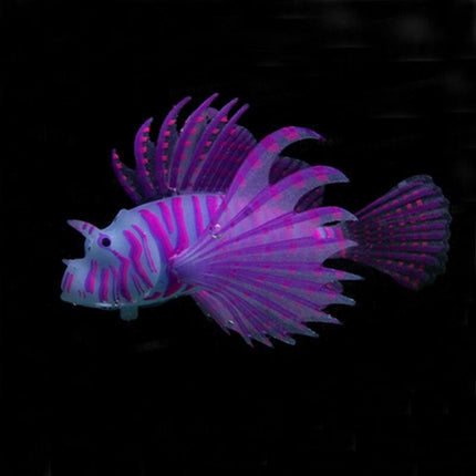 Glow-in-the-Dark Luminous LionFish Aquarium Ornament