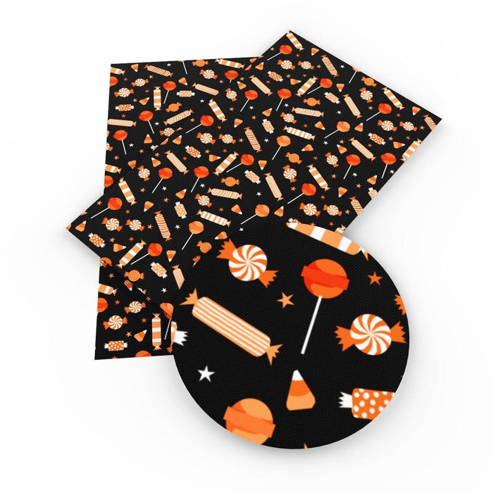 Spooky Vibes Halloween Faux Leather Crafting Sheets - 20x33cm