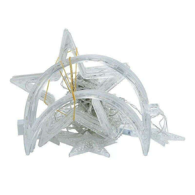 Whimsical Icicle LED Curtain Lights for Enchanting Starry Atmosphere