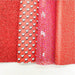 Red Glitter Hearts & Polka Dots Jelly Leather Crafting Material