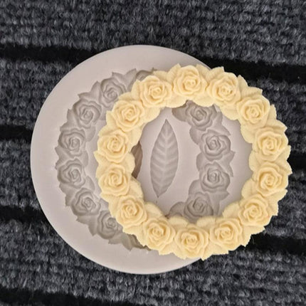 Elegant Artisan Silicone Mold for Creative Rosette and Picture Frame Baking