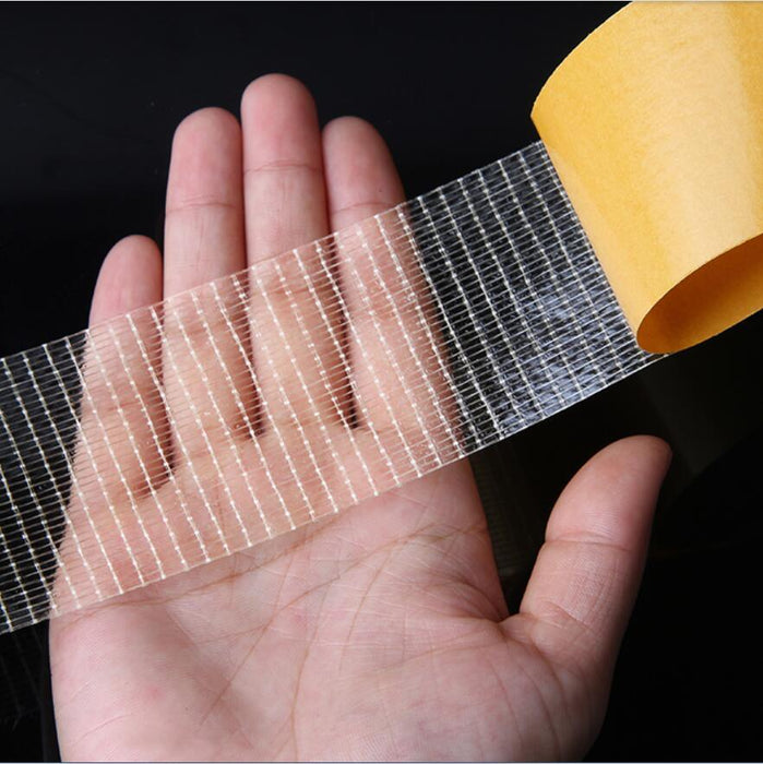 High Viscosity Mesh Fiber Tape with Double-Sided Adhesive for Strong Bonding