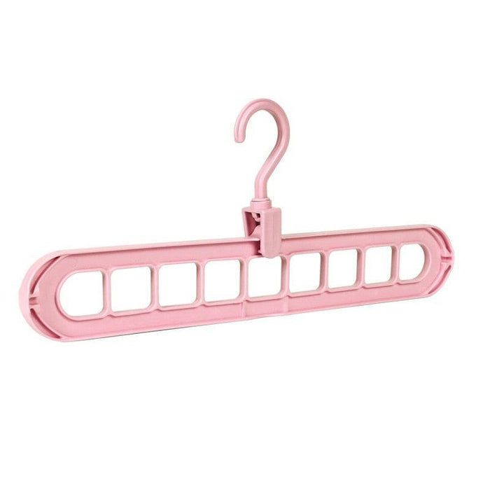Chic Circular 9-Hole Plastic Closet Organizer