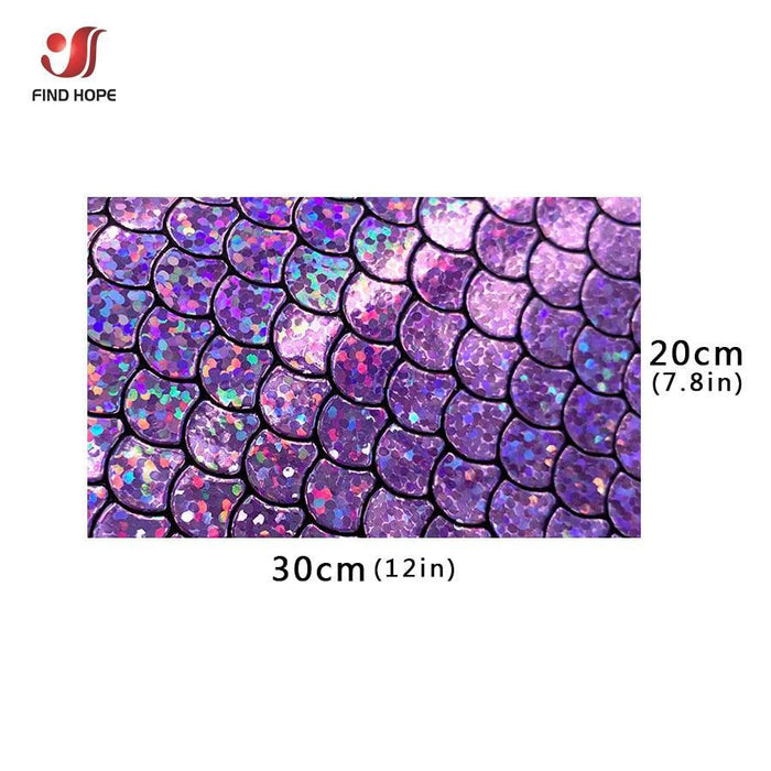 Enchanted Sparkle Mermaid Scale Fabric: A Magical Must-Have for Crafting