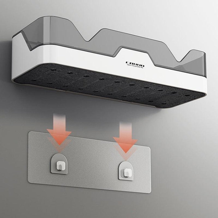 Sleek Waterproof Wall-Mounted Storage Organizer for Modern Spaces
