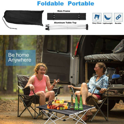 Portable Ultralight Aluminum Camping Table for Adventurers