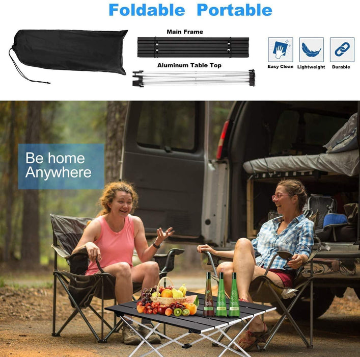 Portable Ultralight Aluminum Camping Table for Adventurers