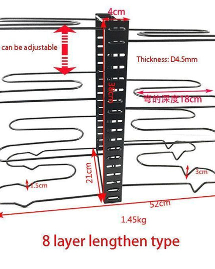 8-Tier Cookware Organizer Rack: The Essential Space-Saving Kitchen Solution