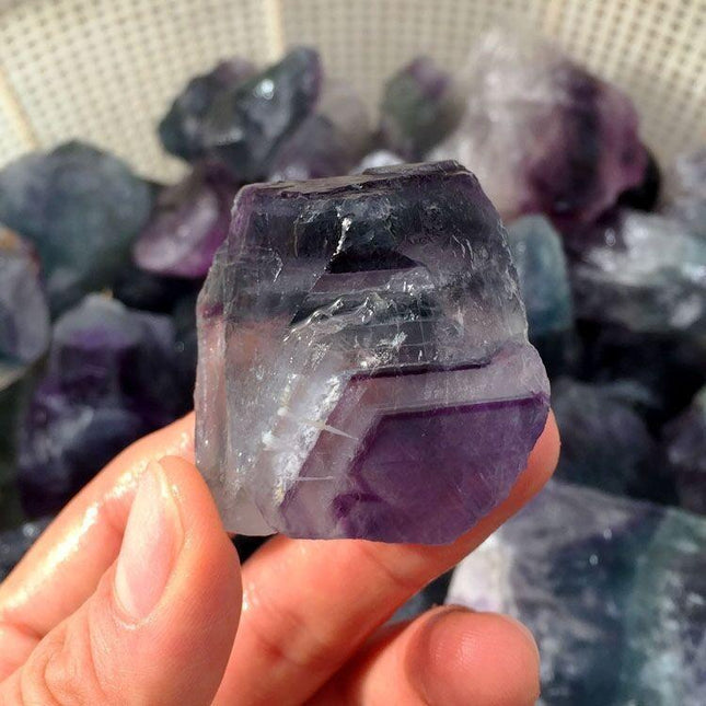 Serene Fluorite Gemstone: Multifunctional Healing and Energy Amplifier - Lively Mineral for Peace and Balance