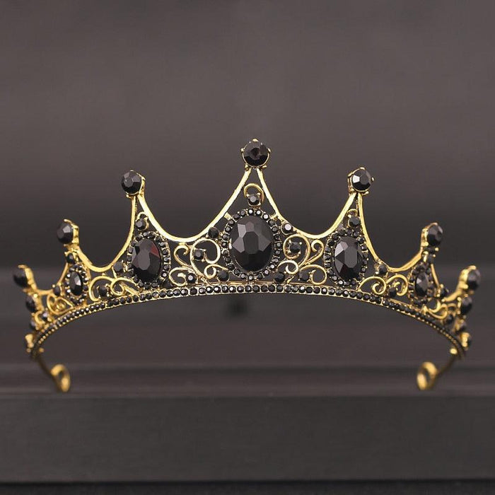 Regal Baroque Tiara - Elegant Headpiece for Memorable Events