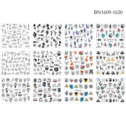 Winter Wonderland Russian Nail Art Decals