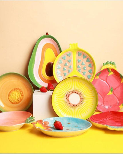 Artistic Ceramic Fruit Plate Collection for Elegant Dining