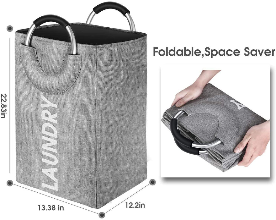Large 3-in-1 Foldable Linen Laundry Hamper & Household Organizer