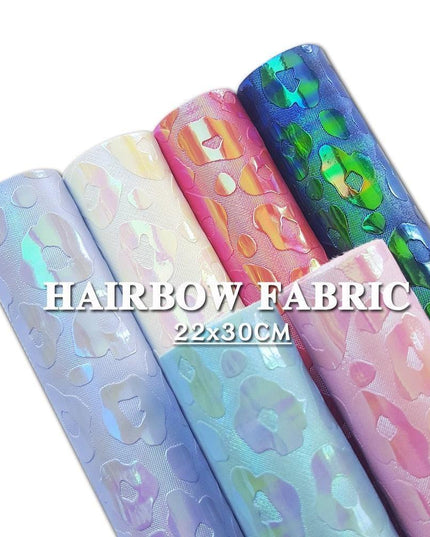 Colorful Leopard Print Faux Leather Craft Sheets - DIY Creativity Kit, 22*30CM