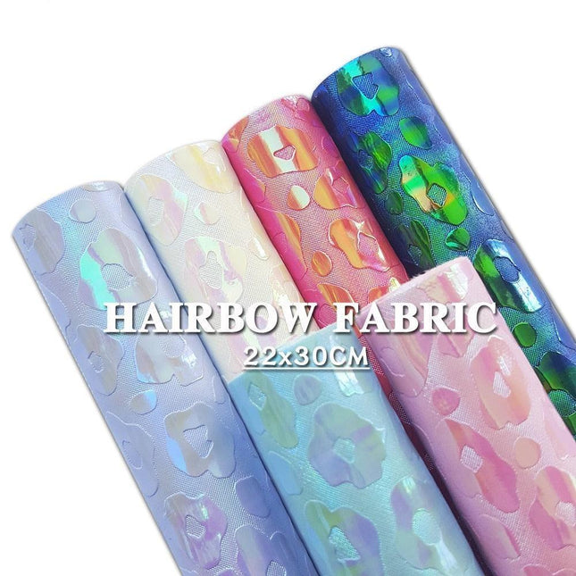 Colorful Leopard Print Faux Leather Craft Sheets - DIY Creativity Kit, 22*30CM