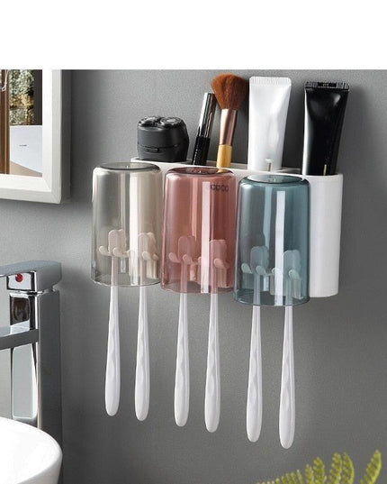 Family-Friendly Toothbrush Holder - Ultimate Bathroom Organizer for Shared Spaces