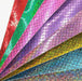 Mermaid Sparkle Holographic Faux Leather Fabric