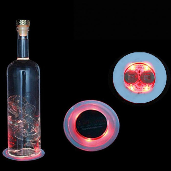 Brain Specimen Coasters Set with LED Illumination - Novelty Drink Coasters
