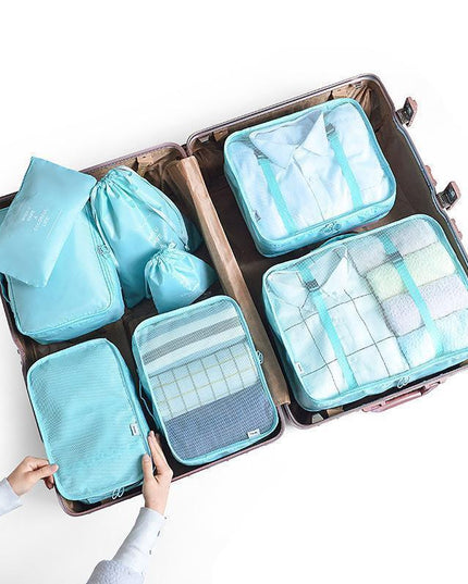 Travel Smart: Versatile 8/6/1-Piece Organizer Set for Effortless Packing