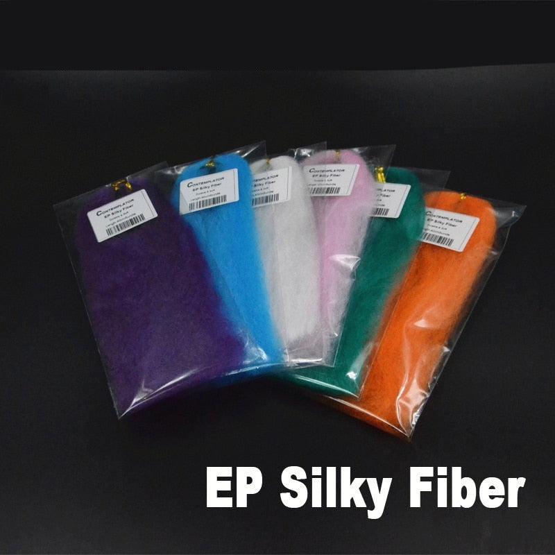 16optional Colors EP Silky Fiber Streamers Durable Fly Tying Materials Versatile Soft Fibers&amp;Hairs For Trout Fishing Flies-Sports & Outdoors›Hunting & Fishing›Fishing›Fly Fishing›Accessories›Fly Tying Materials-Très Elite-White-Très Elite