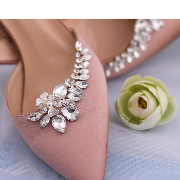 Glamorous Rhinestone Shoe Accessories for Instant Elegance