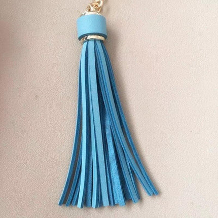 Vibrant 5-Piece Faux Leather Tassel Fringe Set for Creative Jewelry and Craft Projects