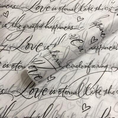 Gilded Lettered Tissue Paper Craft Collection