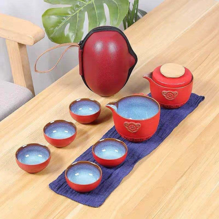 Elegant Zen Tea Ceremony Tea Set - Ideal for Tea Aficionados