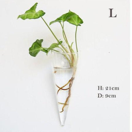 Nordic-Inspired Elegant Glass Hanging Vase for Stylish Home Accents