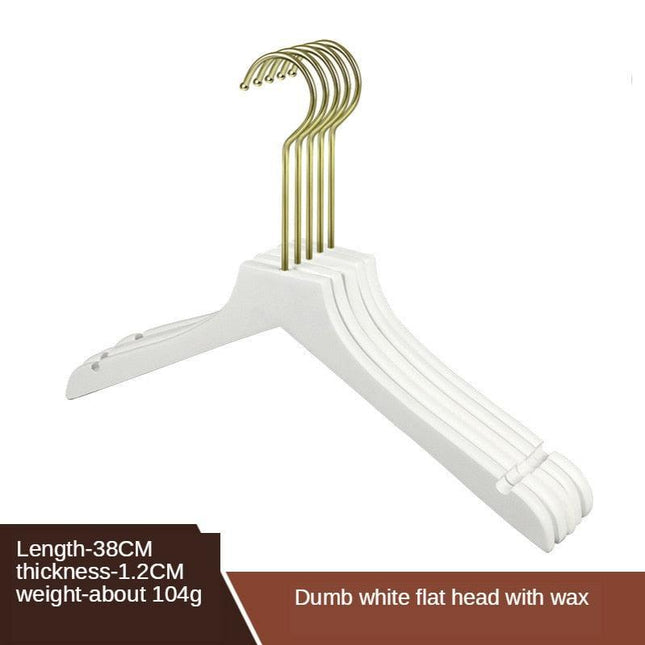 Personalized Non-Slip Wooden Hangers for Weddings: Customizable Elegance for Brides and Bridesmaids