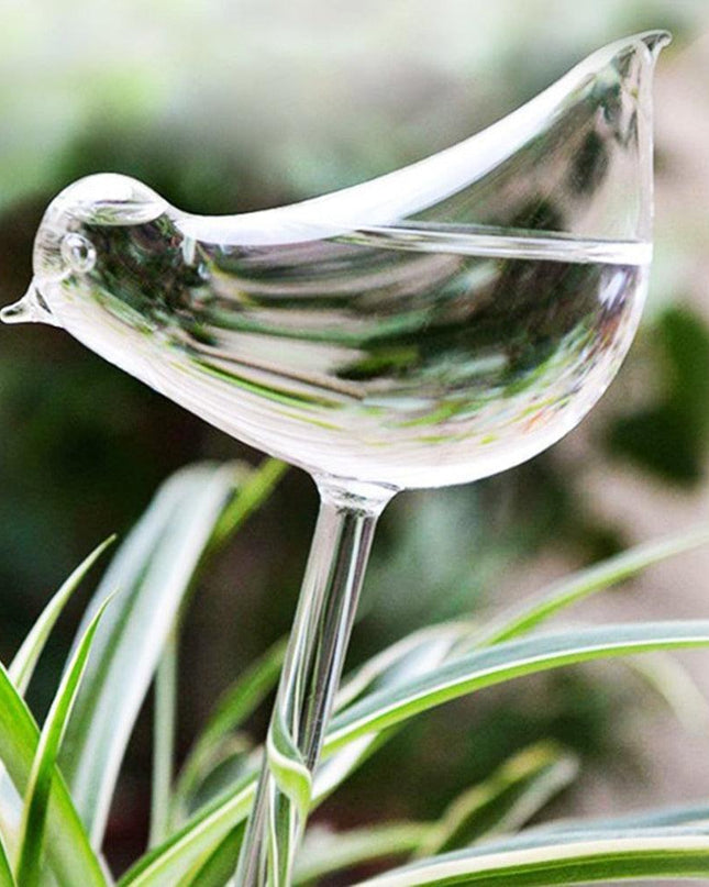 Stylish Automatic Drip Irrigation System for Indoor Plants with Transparent Water Monitoring