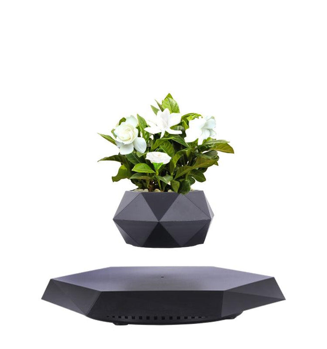 Levitating Magnetic Plant Holder with Floating Technology - Contemporary Scandinavian Elegance