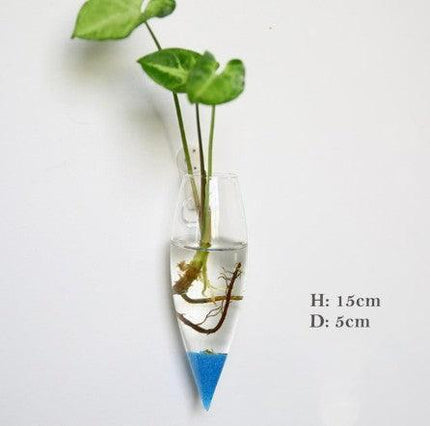 Nordic-Inspired Elegant Glass Hanging Vase for Stylish Home Accents