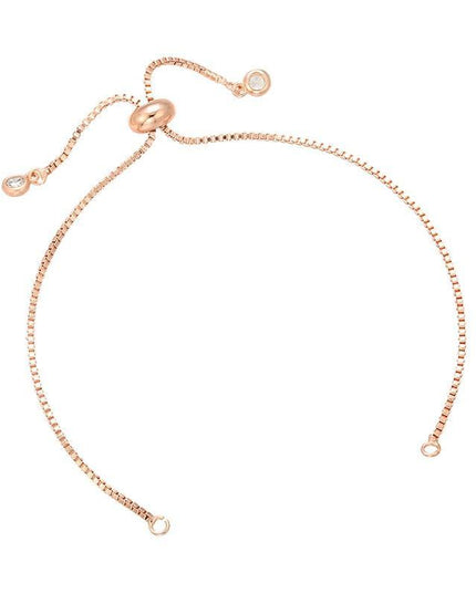 Sophisticated Customizable Brass and Rhinestone Chain for Stunning DIY Bracelet Designs