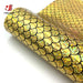 Enchanted Holographic Mermaid Scale PU Faux Leather for Creative DIY Crafts