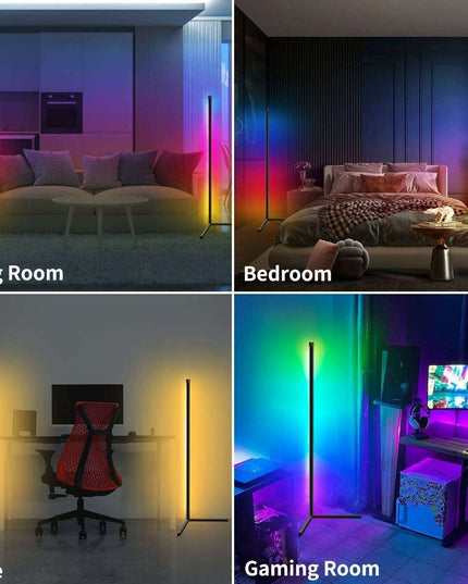 Elevate Your Living Space with the Mesmerizing RGB LED Floor Lamp: Experience the Ultimate in Dynamic Lighting