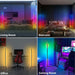LED Floor Lamp Bedroom Stand Light RGB Floor Lampshade Living Rom Decor Indoor Standing Lamp For Home Decoration-0-Très Elite-Black 52cm-EU Plug-RGB Remote-Très Elite