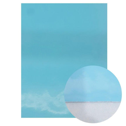 Glistening Ocean Blue Glitter Fabric: Unleash Your Creative Glamour