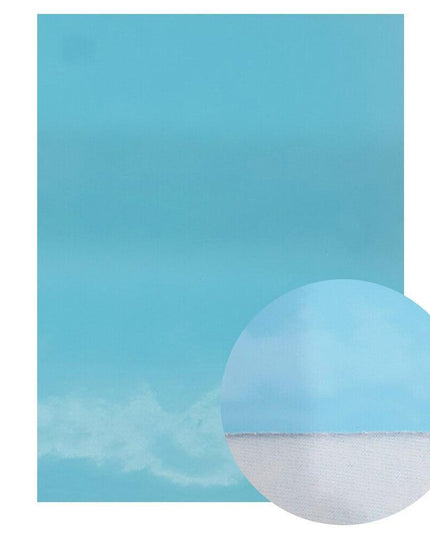 Glistening Ocean Blue Glitter Fabric: Unleash Your Creative Glamour