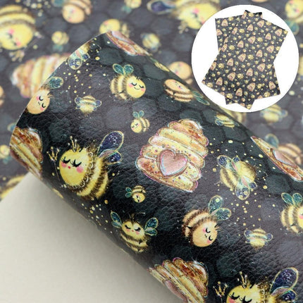 Luxurious Cartoon Lychee Faux Leather Crafting Set - Your DIY Dream Awaits