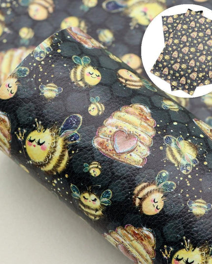 Luxurious Cartoon Lychee Faux Leather Crafting Set - Your DIY Dream Awaits