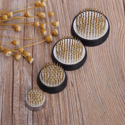 Sophisticated Round Kenzan Flower Frog Set for Exquisite Floral Creations