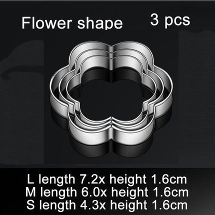 Transform Your Baking with the 3-Piece Stainless Steel Cookie Cutter Set