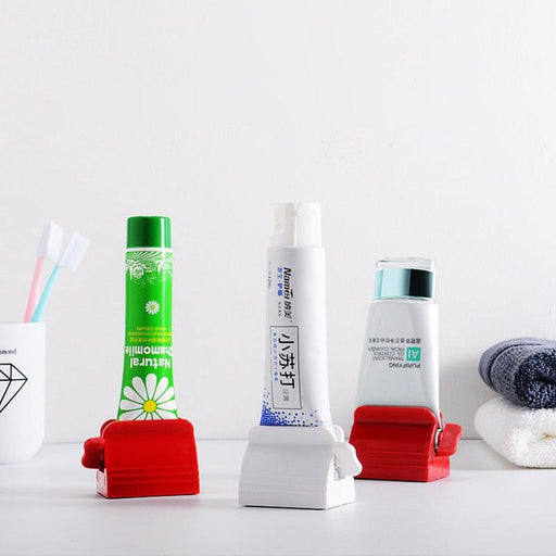 Efficient Multifunctional Toothpaste & Face Foam Dispenser with Colorful Cartoon Design