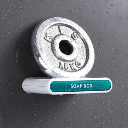 Wall-Mounted Soap and Sponge Organizer with Efficient Water Drainage for Kitchen and Bathroom