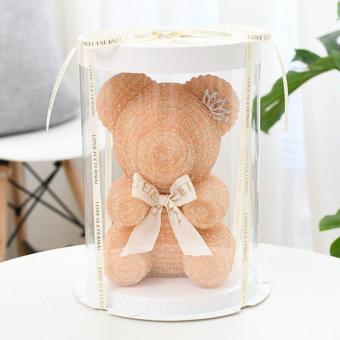 Crystal Diamond Bears Gift Set - 25cm Bears in Elegant Packaging