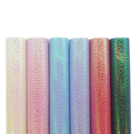 Mesmerizing Mermaid and Serpent Vegan Leather Craft Sheets - Set of 6