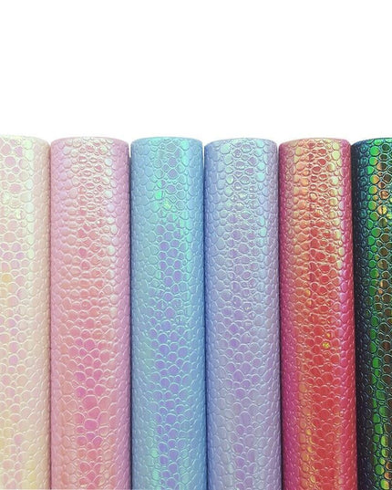 Mesmerizing Mermaid and Serpent Vegan Leather Craft Sheets - Set of 6